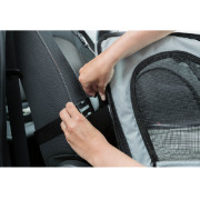 Siège de voiture à double ouverture pour chien 44x40cm