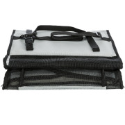 Siège de voiture à double ouverture pour chien 44x40cm