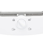 Chatière 4 positions pour porte simple vitrage BLANCHE