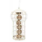 Support en métal poudré 6 boules de graisse pour oiseaux ø 17 cm