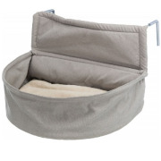 Hamac radiateur pour chat XXL taupe 55x36 cm