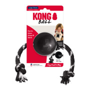 KONG Jouet Extreme Ball avec corde taille large