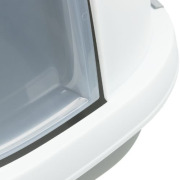 Bac à litière pour Maine Coon XXL gris