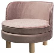 Fauteuil design Livia rose pour chat