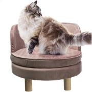 Fauteuil design Livia rose pour chat