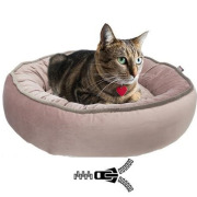 Panier lit Livia rose pour chat