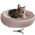 Panier lit Livia rose pour chat