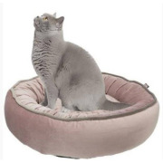 Panier lit Livia rose pour chat