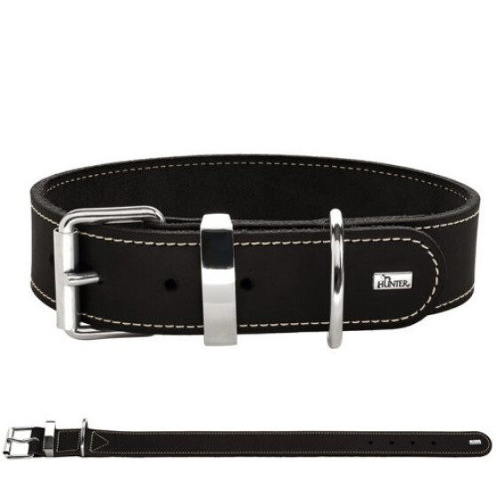 Collier large cuir Aalborg Spécial noir