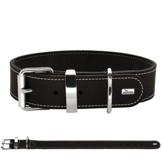 Collier en cuir Aalborg Spécial noir Hunter