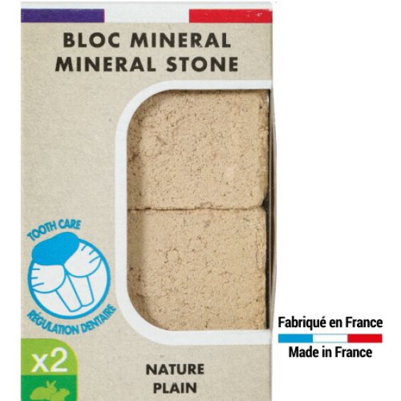 Bloc minéral pour rongeur x2