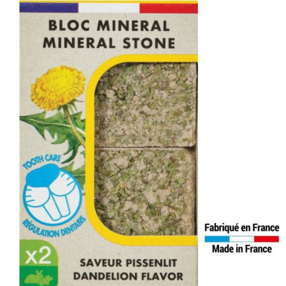Bloc minéral rongeur pissenlit x2