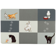 Grand Set de table Patchwork pour Chat 44 x 28 cm
