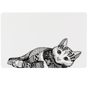 Grand set de table chat 44x28 cm