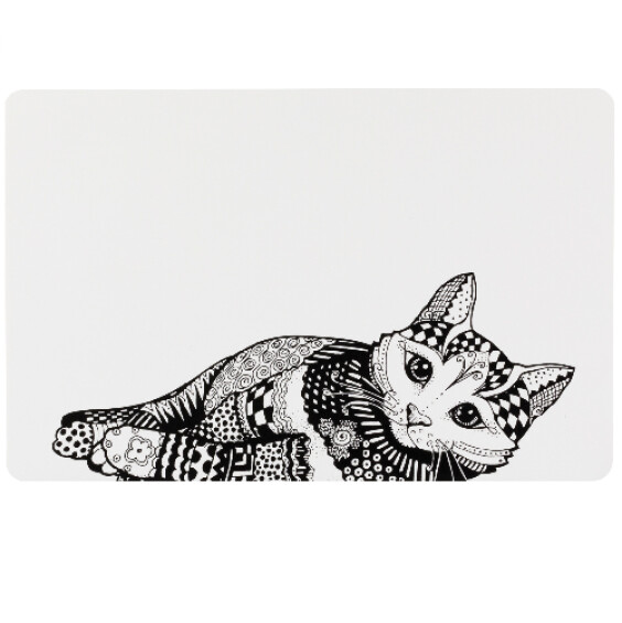 Grand set de table chat 44x28 cm