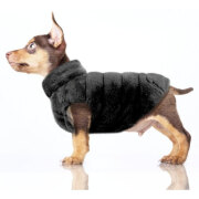 Manteau Enya réversible noir et gris