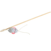 Canne à pêche poisson gris 50 cm