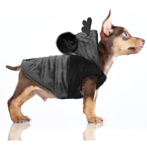 Milk & Pepper Manteau Hanki gris
