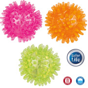 Balle Hérisson Flashing rebondissante colorée ø 5 cm