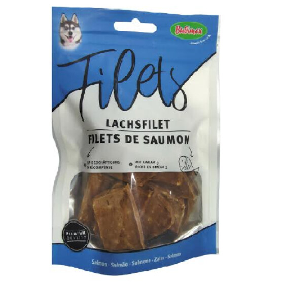 Friandises Filet de Saumon pour chien 100 g Bubimex