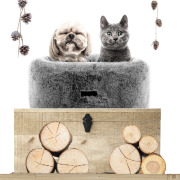 Milk & Pepper Panier Donuts Noir