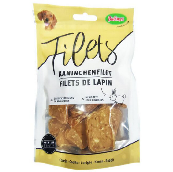 Filets de lapin pour chien Bubimex