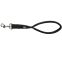 Laisse courte pour chien premium noir 37 cm