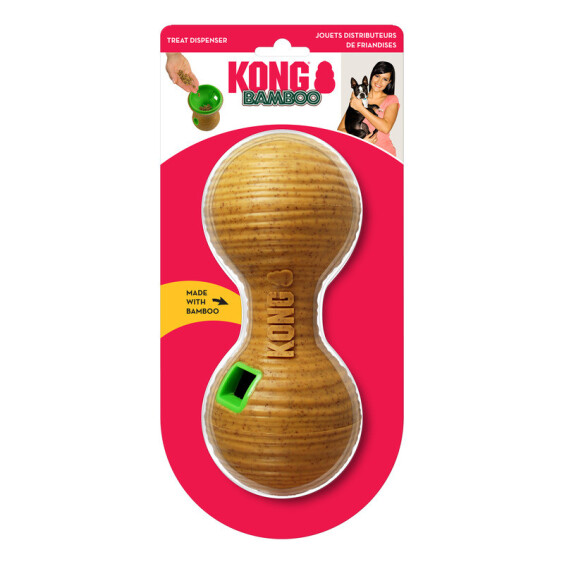 KONG Jouet Bamboo Feeder Dumbbell Medium