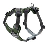 Harnais Divo chien VERT, attache anti traction