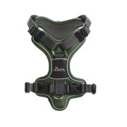 Harnais Divo chien VERT, attache anti traction