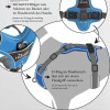 Harnais Divo anti-traction pour chien gris Hunter