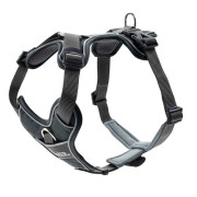 Harnais Divo pour chien, attache anti traction, GRIS