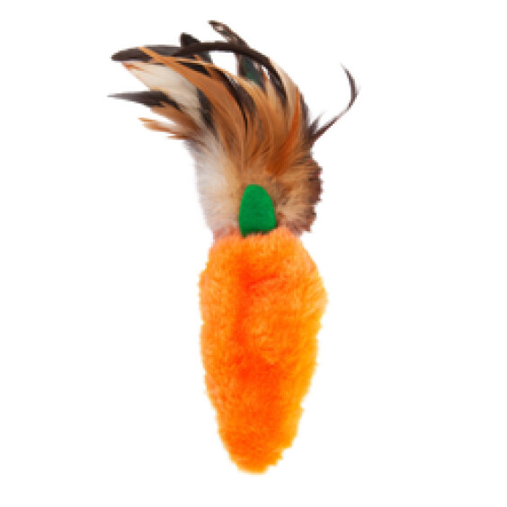 KONG Peluche Refillables Carotte avec plume