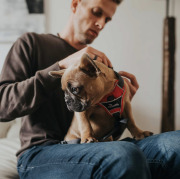 Harnais Divo pour chien rouge Hunter