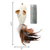 KONG Peluche Refillables Feather Mouse