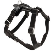 Harnais Aalborg noir pour Berger Allemand Malinois.