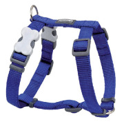 Harnais pour chien en H os bleu