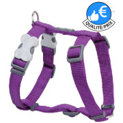 Harnais en H pour chien Os violet