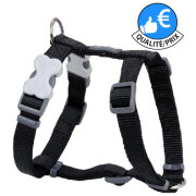 Harnais en H pour chien Os NOIR