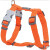 Harnais en H chien Os ORANGE