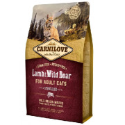 CARNILOVE croquettes Chat Stérilisé Agneau&Sanglier