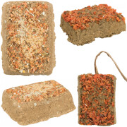 Pierre à ronger à la Carotte pour Rongeur et Lapin 