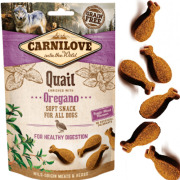 CARNILOVE friandises semi-humides pour chien caille et origan 200 g