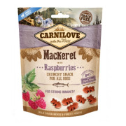 CARNILOVE Friandises Crunchy au maquereau et framboise pour chien 200 g