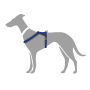 Harnais London Comfort pour chien bleu foncé Hunter