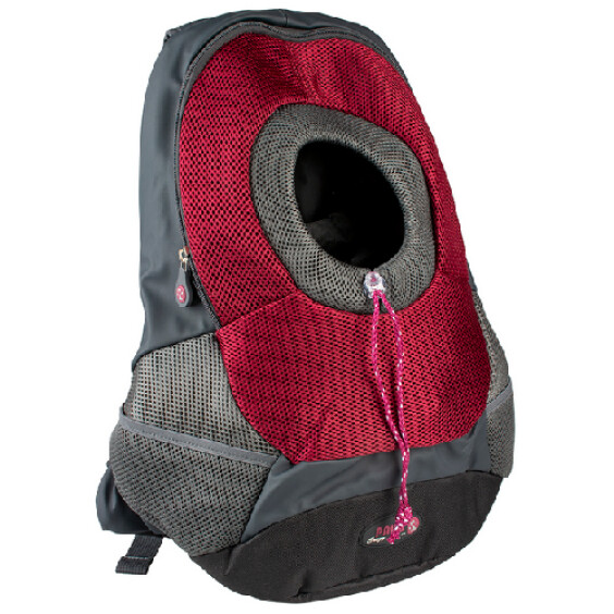 Sac ventral chien bordeaux 43 x 41,5 cm