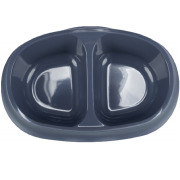 Gamelle double plastique bleue 0,25 L