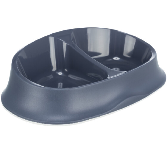 Gamelle double plastique bleue 0,25 L