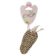 Jouet pour lapin nain en jonc de mer