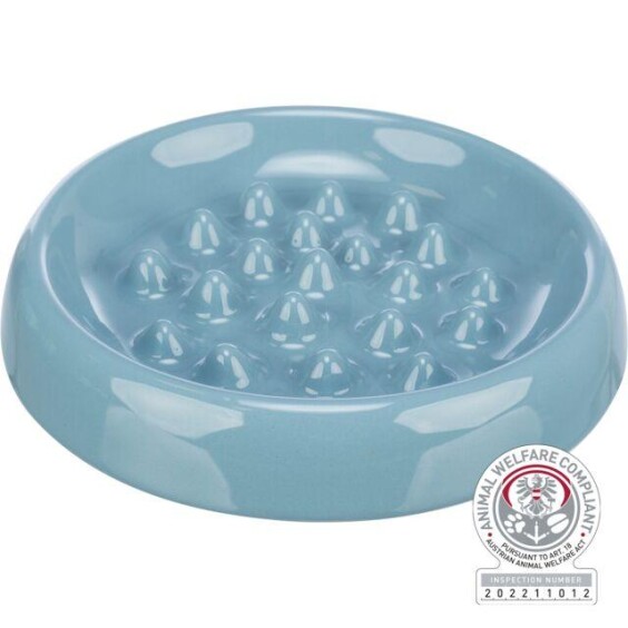 Gamelle anti-glouton pour chat en céramique